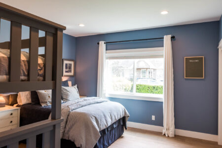 Unger blue bedroom